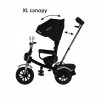 Bebe Stars Ποδηλατάκι τρίκυκλο 360° Chopper 6in1 Black 814-188